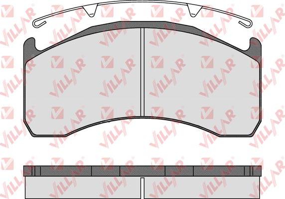 Villar 626.1178 - Kit de plaquettes de frein, frein à disque cwaw.fr