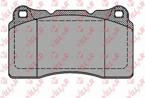 Villar 626.1394 - Kit de plaquettes de frein, frein à disque cwaw.fr