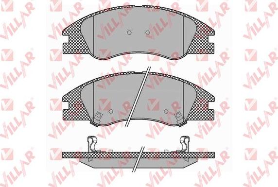 Villar 626.1349 - Kit de plaquettes de frein, frein à disque cwaw.fr