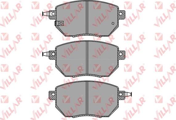 Villar 626.1342 - Kit de plaquettes de frein, frein à disque cwaw.fr