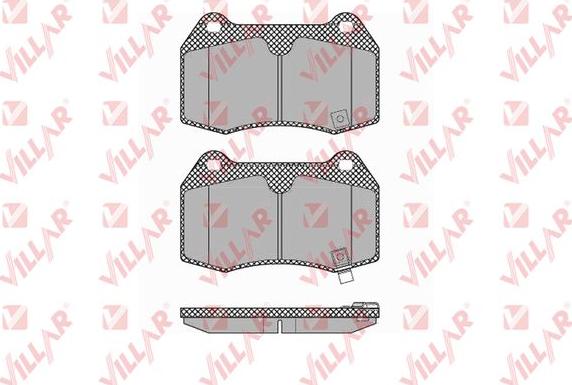 Villar 626.1358 - Kit de plaquettes de frein, frein à disque cwaw.fr