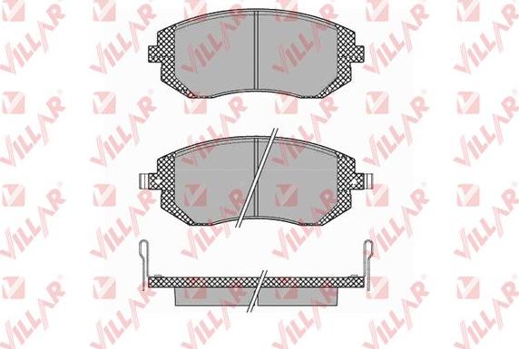 Villar 626.1363 - Kit de plaquettes de frein, frein à disque cwaw.fr