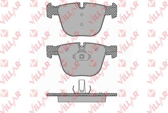 Villar 626.1367 - Kit de plaquettes de frein, frein à disque cwaw.fr