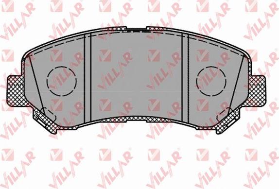 Villar 626.1314 - Kit de plaquettes de frein, frein à disque cwaw.fr