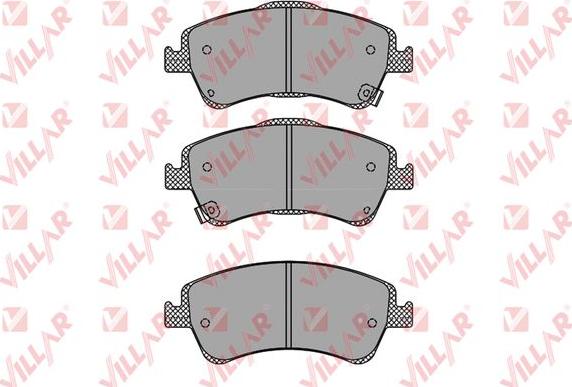 Villar 626.1313 - Kit de plaquettes de frein, frein à disque cwaw.fr