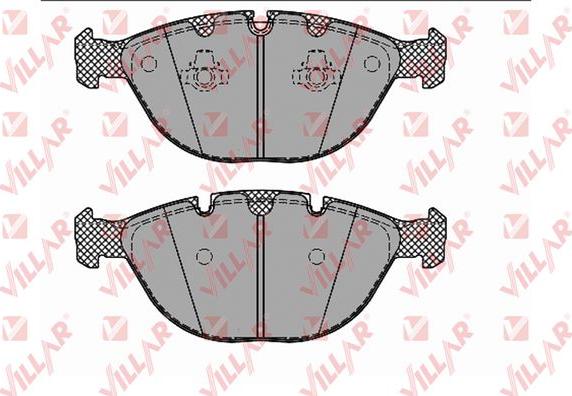 Villar 626.1330 - Kit de plaquettes de frein, frein à disque cwaw.fr