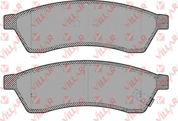 Villar 626.1320 - Kit de plaquettes de frein, frein à disque cwaw.fr