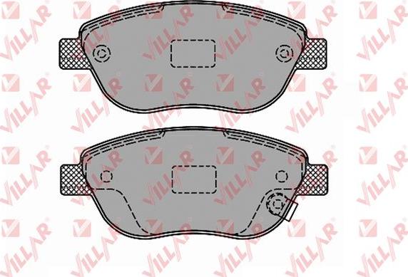 Villar 626.1328 - Kit de plaquettes de frein, frein à disque cwaw.fr