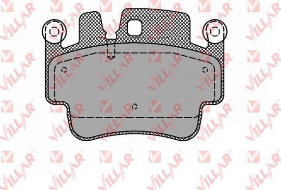 Villar 626.1371 - Kit de plaquettes de frein, frein à disque cwaw.fr