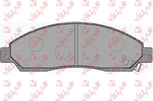 Villar 626.1372 - Kit de plaquettes de frein, frein à disque cwaw.fr