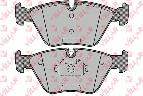 Villar 626.1251 - Kit de plaquettes de frein, frein à disque cwaw.fr