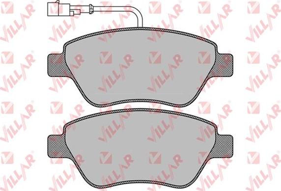 Villar 626.1264 - Kit de plaquettes de frein, frein à disque cwaw.fr