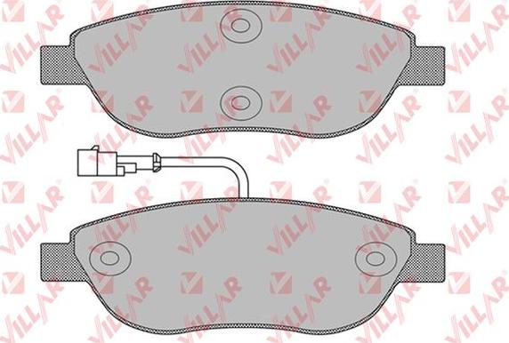 Villar 626.1268 - Kit de plaquettes de frein, frein à disque cwaw.fr