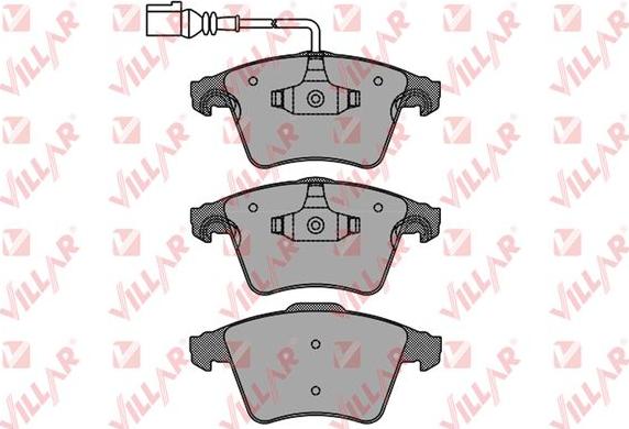 Villar 626.1205 - Kit de plaquettes de frein, frein à disque cwaw.fr