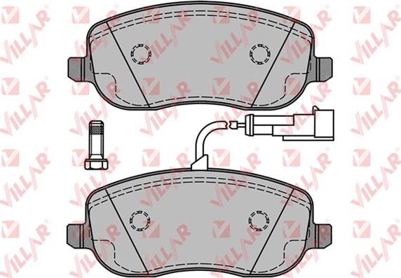 Villar 626.1217 - Kit de plaquettes de frein, frein à disque cwaw.fr