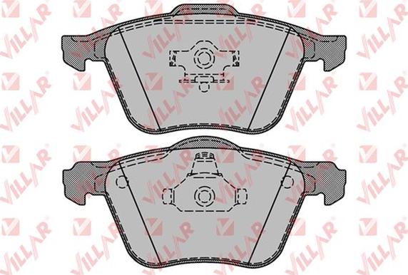 Villar 626.1286 - Kit de plaquettes de frein, frein à disque cwaw.fr