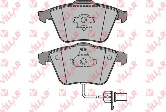 Villar 626.1239 - Kit de plaquettes de frein, frein à disque cwaw.fr