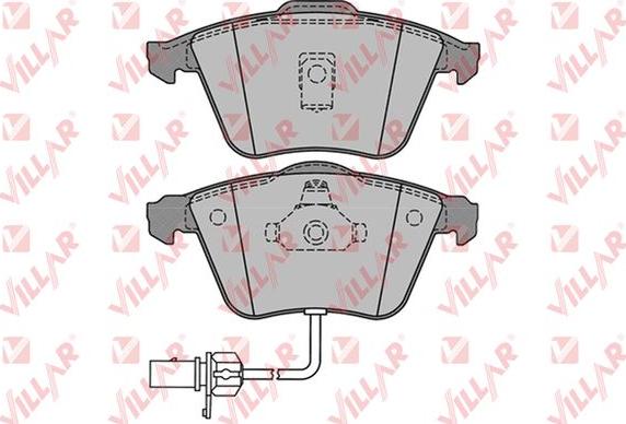 Villar 626.1230 - Kit de plaquettes de frein, frein à disque cwaw.fr