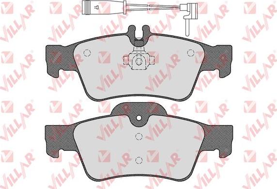 Villar 626.1232A - Kit de plaquettes de frein, frein à disque cwaw.fr