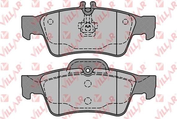 Villar 626.1232 - Kit de plaquettes de frein, frein à disque cwaw.fr