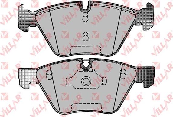 Villar 626.1271 - Kit de plaquettes de frein, frein à disque cwaw.fr