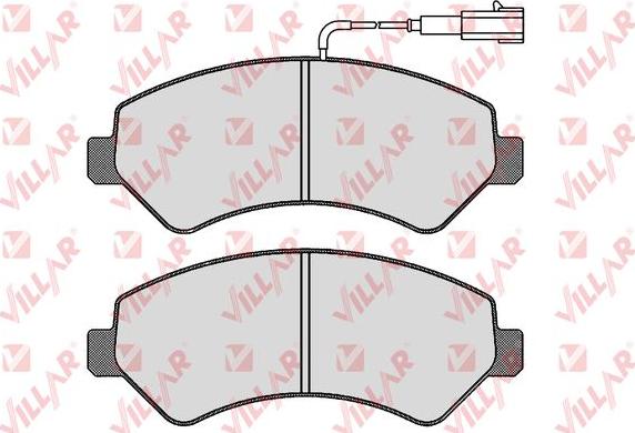 Villar 626.1721 - Kit de plaquettes de frein, frein à disque cwaw.fr