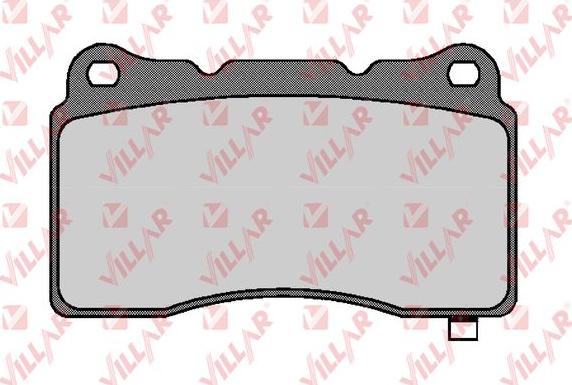 Villar 626.1773 - Kit de plaquettes de frein, frein à disque cwaw.fr