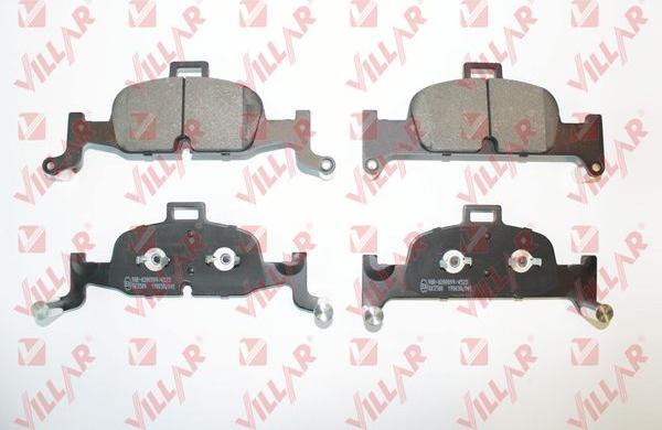 Villar 626.2041 - Kit de plaquettes de frein, frein à disque cwaw.fr