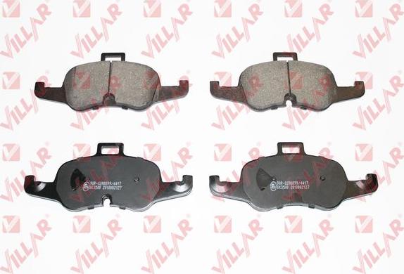 Villar 626.2127 - Kit de plaquettes de frein, frein à disque cwaw.fr