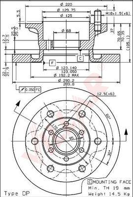 Villar 628.1518 - Disque de frein cwaw.fr