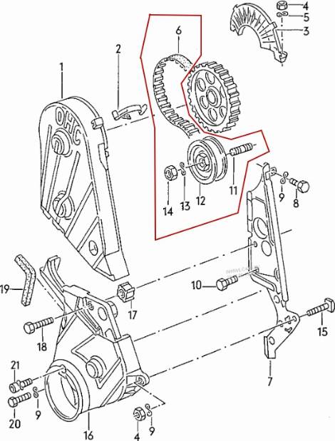 VW N 011 133 7 - Kit de distribution cwaw.fr