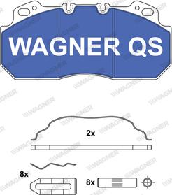 Wagner 2909004950 - Kit de plaquettes de frein, frein à disque cwaw.fr