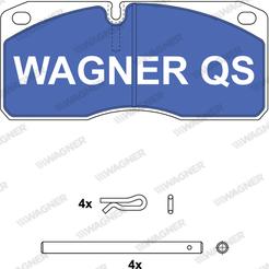 Wagner 2906704960 - Kit de plaquettes de frein, frein à disque cwaw.fr