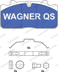 Wagner 2908804950 - Kit de plaquettes de frein, frein à disque cwaw.fr