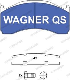 Wagner 2913704950 - Kit de plaquettes de frein, frein à disque cwaw.fr