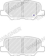 Wagner QC1679 - Kit de plaquettes de frein, frein à disque cwaw.fr