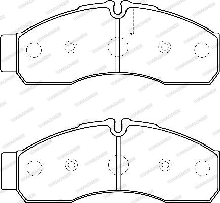 Wagner WBP29160C - Kit de plaquettes de frein, frein à disque cwaw.fr