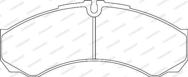 Wagner WBP29121B - Kit de plaquettes de frein, frein à disque cwaw.fr