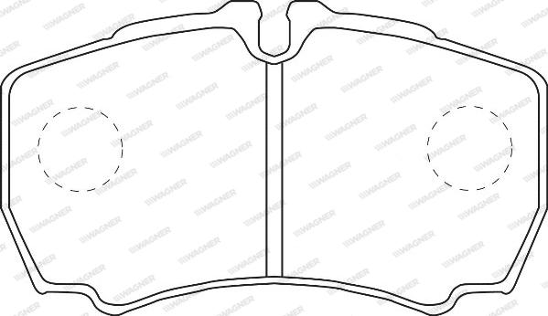 Wagner WBP29123A - Kit de plaquettes de frein, frein à disque cwaw.fr