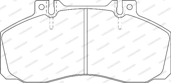 Wagner WBP29835A - Kit de plaquettes de frein, frein à disque cwaw.fr