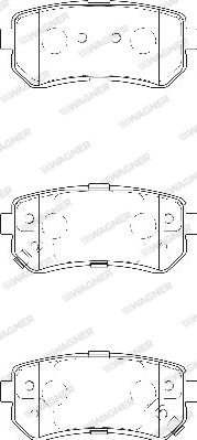 Wagner WBP24949A - Kit de plaquettes de frein, frein à disque cwaw.fr