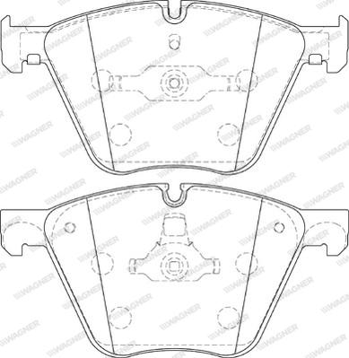 Wagner WBP24436A - Kit de plaquettes de frein, frein à disque cwaw.fr