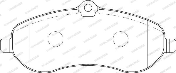 Wagner WBP24595A - Kit de plaquettes de frein, frein à disque cwaw.fr