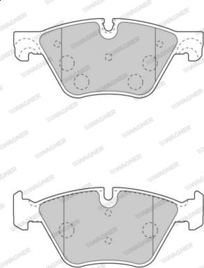 Wagner WBP24697A - Kit de plaquettes de frein, frein à disque cwaw.fr