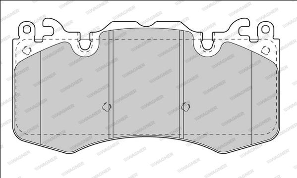 Wagner WBP24659A - Kit de plaquettes de frein, frein à disque cwaw.fr