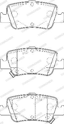 Wagner WBP24664A - Kit de plaquettes de frein, frein à disque cwaw.fr