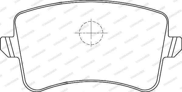 Wagner WBP24606A - Kit de plaquettes de frein, frein à disque cwaw.fr