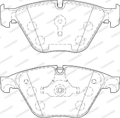 Wagner WBP24688A - Kit de plaquettes de frein, frein à disque cwaw.fr