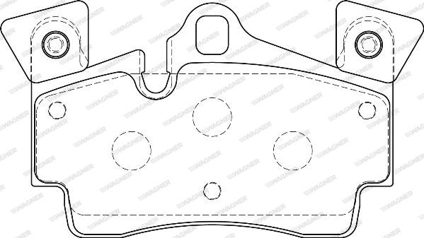 Wagner WBP24010A - Kit de plaquettes de frein, frein à disque cwaw.fr