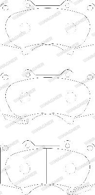 Wagner WBP24024A - Kit de plaquettes de frein, frein à disque cwaw.fr